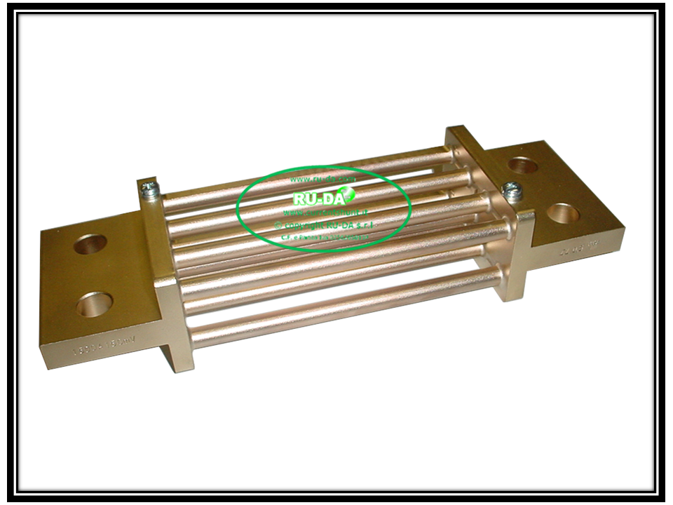 Shunt 1500A 150mV Nebenwiderstand 1500A 150mV Nebenwiderstande 1500A 150mV Dérivateur 1500A 150mV Derivatore di corrente 1500A 150mV Derivador (shunt) de corriente continua 1500 A 150 mV RU-DA SHUNT ITALY