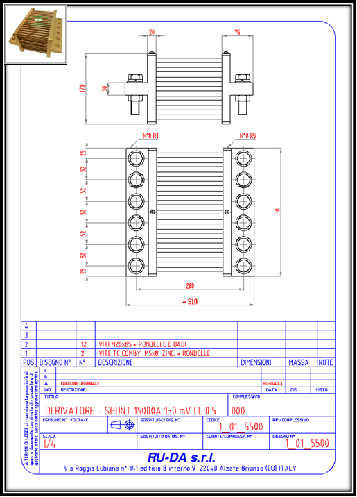 Shunt 15000A 150mV - Current Sense Shunt Resistor 15000Ampere 150millivolt - Shunt Ammeters 15000A 150mV RU-DA SHUNT ITALY DIN 43703 Shunt 15000A 150mV Nebenwiderstand 15000A 150mV Nebenwiderstande 15000A 150mV Dérivateur 15000A 150mV Derivatore di corrente 15000A 150mV Derivador (shunt) de corriente continua 15000 A 150 mV Derivador amperímetro 15000A 150mV RU-DA SHUNT ITALY DIN 43703