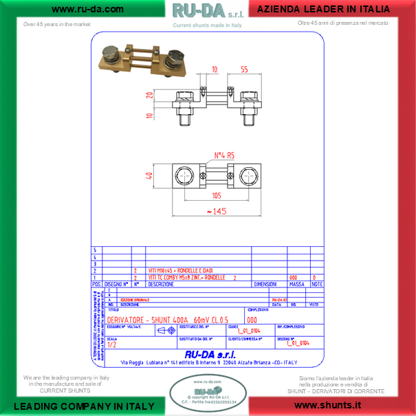 RU-DA ITALY SHUNTS 400A 60mV RU-DA ITALIA SHUNT 400A 60mV RU-DA S.R.L. AZIENDA N° 1 NELLA PRODUZIONE DI SHUNT IN ITALIA. RU-DA Italy top quality Shunts. Italy current Shunt 400A 60mVShunt 400Ampere 60millivolt - NEBENWIDERSTAND 400A 60mVSHUNT Shunts 400A 60mVShunt 400A60mV Nebenwiderstande 400A 60mVDérivateur 400A 60mVDerivatore di corrente 400A60mV Derivador (shunt) de corriente continua 400 A 60 mV Derivador amperímetro 400A60mV Shunt400A60mV Current Shunt Resistors 400A 60mVDérivateur 400A 60mVRésistance de shunt 400A 60mVShunt de mesure de courant 400Ampere 60millivolt Shunt 400Amps Shunt 400 Amps 0.4KA Nebenwiderstand Nebenwiederstände Messwiderstand Strom shunt Nebenwiderstand Amps Derivatore di corrente Deviatore di corrente SHUNTS Dérivateur Shunt de mesure de courant Résistance de shunt Derivador (shunt) de corriente continua Derivador amperímetro Current Shunt Resistors Ammeter Shunts Derivadores de Corrente Shunt Derivador de Corrente DIN 43703 DIN43703 RU-DA SHUNTS 100% MADE IN ITALY SHUNT MADE IN ITALY SHUNT ITALIANI SHUNT RU-DA ITALIA ITALIEN ITALIE EUROPE EUROPA UE SHUNT KA Shunt 0,5A Shunt 1A Shunt 1,5A Shunt 2A Shunt 2,5A Shunt 3A Shunt 4A Shunt 5A Shunt 6A Shunt 8A Shunt 10A Shunt 12A Shunt 15A Shunt 20A Shunt 25A Shunt 30A Shunt 40A Shunt 50A Shunt 60A Shunt 75A Shunt 80A Shunt 100A Shunt 120A Shunt 150A Shunt 200A Shunt 250A Shunt 300A Shunt 350A Shunt 400A Shunt 500A Shunt 600A Shunt 700A Shunt 750A Shunt 800A Shunt 1000A Shunt 1200A Shunt 1250A Shunt 1300A Shunt 1500A Shunt 1600A Shunt 1800A Shunt 2000A Shunt 2500A Shunt 3000A Shunt 3500A Shunt 4000A Shunt 4500A Shunt 5000A Shunt 6000A Shunt 7000A Shunt 8000A Shunt 10000A Shunt 12000AShunt 15000A Shunt 20000A Shunt 25000A Shunt 30000A Shunt 0,5 AMPERE Shunt 1 AMPERE Shunt 1,5 AMPERE Shunt 2 AMPERE Shunt 2,5 AMPERE Shunt 3 AMPERE Shunt 4 AMPERE Shunt 5 AMPERE Shunt 6 AMPERE Shunt 8 AMPERE Shunt 10 AMPERE Shunt 12 AMPERE Shunt 15 AMPERE Shunt 20 AMPERE Shunt 25 AMPERE Shunt 30 AMPERE Shunt 40 AMPERE Shunt 50 AMPERE Shunt 60 AMPERE Shunt 75 AMPERE Shunt 80 AMPERE Shunt 100 AMPERE Shunt 120 AMPERE Shunt 150 AMPERE Shunt 200 AMPERE Shunt 250 AMPERE Shunt 300 AMPERE Shunt 350 AMPERE Shunt 400 AMPERE Shunt 500 AMPERE Shunt 600 AMPERE Shunt 700 AMPERE Shunt 750 AMPERE Shunt 800 AMPERE Shunt 1000 AMPERE Shunt 1200 AMPERE Shunt 1250 AMPERE Shunt 1300 AMPERE Shunt 1500 AMPERE Shunt 1600 AMPERE Shunt 1800 AMPERE Shunt 2000 AMPERE Shunt 2500 AMPERE Shunt 3000 AMPERE Shunt 3500 AMPERE Shunt 4000 AMPERE Shunt 4500 AMPERE Shunt 5000 AMPERE Shunt 6000 AMPERE Shunt 7000 AMPERE Shunt 8000 AMPERE Shunt 10000 AMPERE Shunt 12000 AMPERE Shunt 15000 AMPERE Shunt 20000 AMPERE Shunt 25000 AMPERE SHUNT 30000 AMPERE Shunt 0,5AMPERE Shunt 1AMPERE Shunt 1,5AMPERE Shunt 2AMPERE Shunt 2,5AMPERE Shunt 3AMPERE Shunt 4AMPERE Shunt 5AMPERE Shunt 6AMPERE Shunt 8AMPERE Shunt 10AMPERE Shunt 12AMPERE Shunt 15AMPERE Shunt 20AMPERE Shunt 25AMPERE Shunt 30AMPERE Shunt 40AMPERE Shunt 50AMPERE Shunt 60AMPERE Shunt 75AMPERE Shunt 80AMPERE Shunt 100AMPERE Shunt 120AMPERE Shunt 150AMPERE Shunt 200AMPERE Shunt 250AMPERE Shunt 300AMPERE Shunt 350AMPERE Shunt 400AMPERE Shunt 500AMPERE Shunt 600AMPERE Shunt 700AMPERE Shunt 750AMPERE Shunt 800AMPERE Shunt 1000AMPERE Shunt 1200AMPERE Shunt 1250AMPERE Shunt 1300AMPERE Shunt 1500AMPERE Shunt 1600AMPERE Shunt 1800AMPERE Shunt 2000AMPERE Shunt 2500AMPERE Shunt 3000AMPERE Shunt 3500AMPERE Shunt 4000AMPERE Shunt 4500AMPERE Shunt 5000AMPERE Shunt 6000AMPERE Shunt 7000AMPERE Shunt 8000AMPERE Shunt 10000AMPERE Shunt 12000AMPERE Shunt 15000AMPERE Shunt 20000AMPERE Shunt 25000AMPERE SHUNT AMPERE 60mV 50mV 75mV 80mV 100mV 120mV 150mV 200mV 250mV 300mV Shunt Resistor Shunt Resistors RU-DA THE BEST SHUNT RESISTOR IN ITALY shunts Made in Italy Shunt Resistor Shunt Resistors Shunt Custom shunt customizzati shunt speciali shunt Classe 0,5 shunt classe 0.5 shunt cl 0,5 shunt cl 0.5 shunt class 0,5 shunt class 0.5 shunt Classe 0,2 shunt classe 0.2 shunt class 0,2 shunt class 0.2 shunt classe 0,1 shunt classe 0.1 shunt class 0,1 shunt class 0.1 shunt Classe 1 shunt classe 2 shunt class 1 shunt class 2